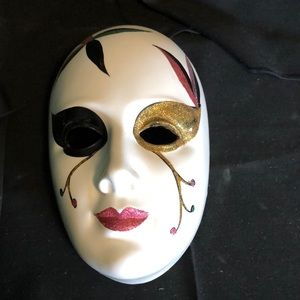 Vintage Simpson mask hand painted